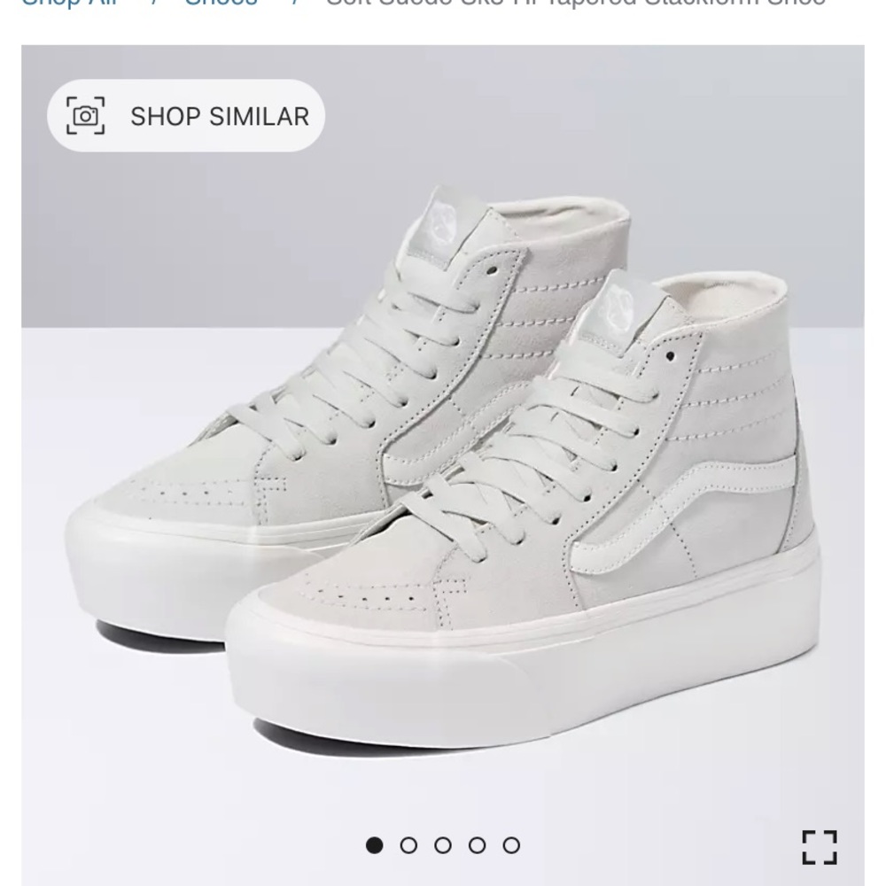 Vans SOFT SUEDE SK8-HI TAPERED STACKFORM SHOE